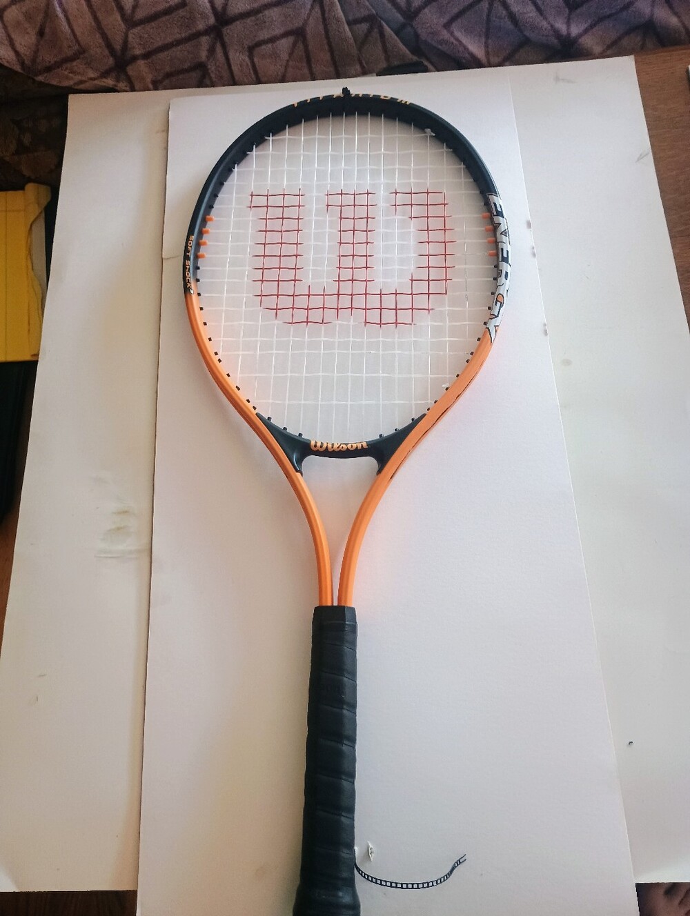 Wilson Titanium 3 Soft Shock 3 Tennis Racquet Racket in Orange/Black